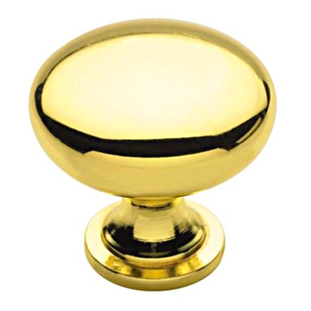 Amerock Allison Polished Brass 1-3/16 inch Round Cabinet Knob BP1910PB