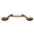 Amerock Allison Light Brass White 3" Ctr. Cabinet Arch Pull Handle BP1925-LBW