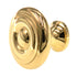 Amerock Allison Solid Brass 1 1/4" Ridged Cabinet Knob BP1953-B