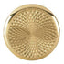 Amerock BP1956-BDC Polished Brass Cabinet Knob with Geometric-Textured Flat Top