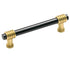 Amerock BP1965-BNB Black Nickel, Brass Rings 3 1/2"cc Handle Pulls Allison Value