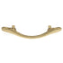 Amerock BP223-3 Polished Brass 3" Ctr Dotted Cabinet Handle Pull