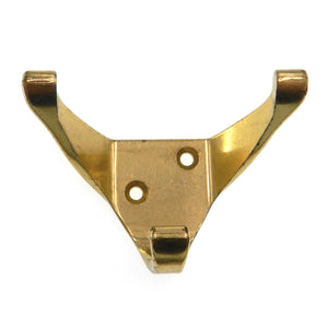 Amerock 2 1/4" Wall-Mounted Wardrobe Triple Hook Polished Brass BP2262-3