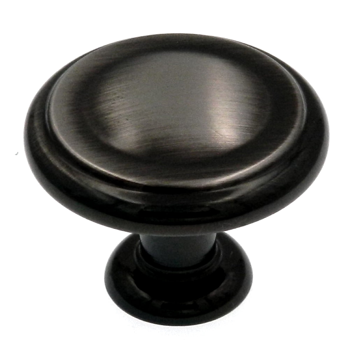 Amerock Hint of Heritage Pewter BP2370PWT - Pomo redondo para gabinete (1 1/4 pulgadas)