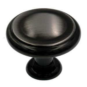 Amerock Hint of Heritage Pewter 1 1/4" Round Cabinet Pull Knob BP2370PWT
