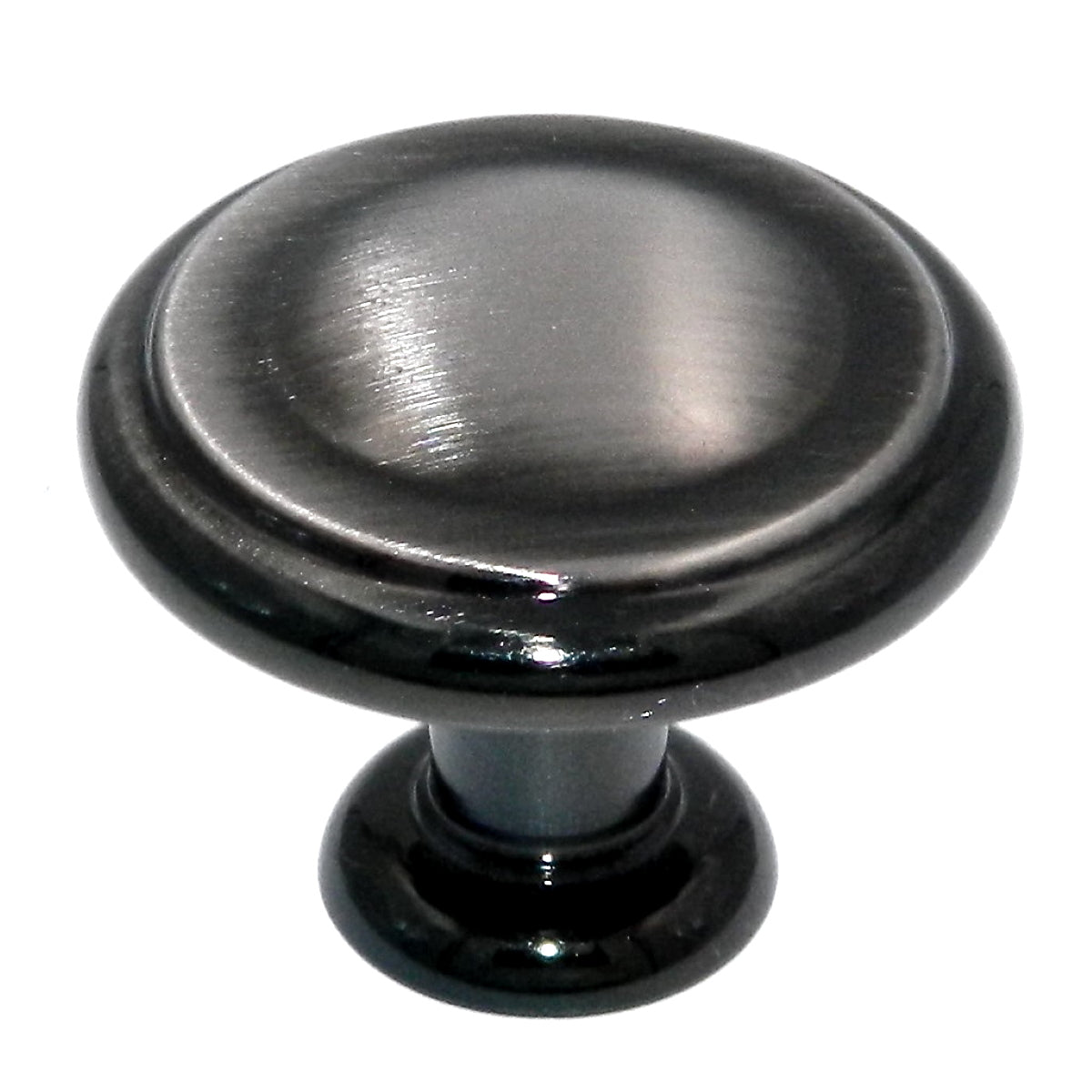 Amerock Hint of Heritage Pewter BP2370PWT - Pomo redondo para gabinete (1 1/4 pulgadas)