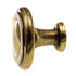 Amerock Hint of Heritage Regency Brass 1 1/4" Round Cabinet Knob BP2370-R1