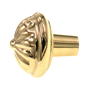 Amerock Heritage Brass 1 1/4' Polished Brass Round Cabinet Knob Pull BP2376-B