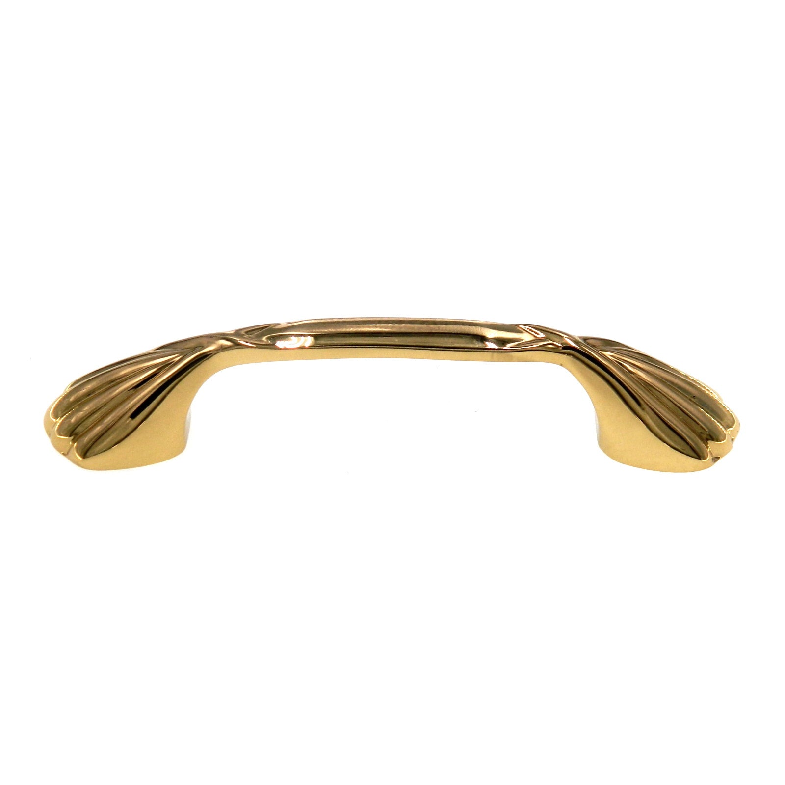 Amerock Heritage Bright Brass 3 3/4" (96mm)cc Arch Pull Cabinet Handle BP2377-B