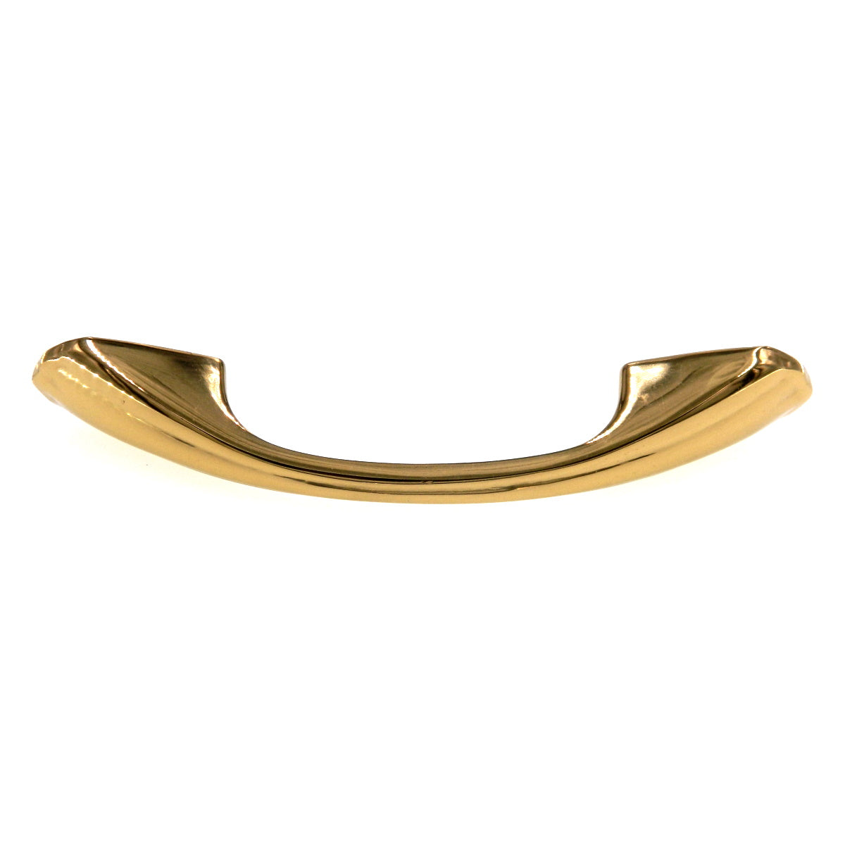 Amerock Heritage BP2379-B - Tirador de arco para gabinete (latón brillante, 3 3/4" (96 mm) cc)