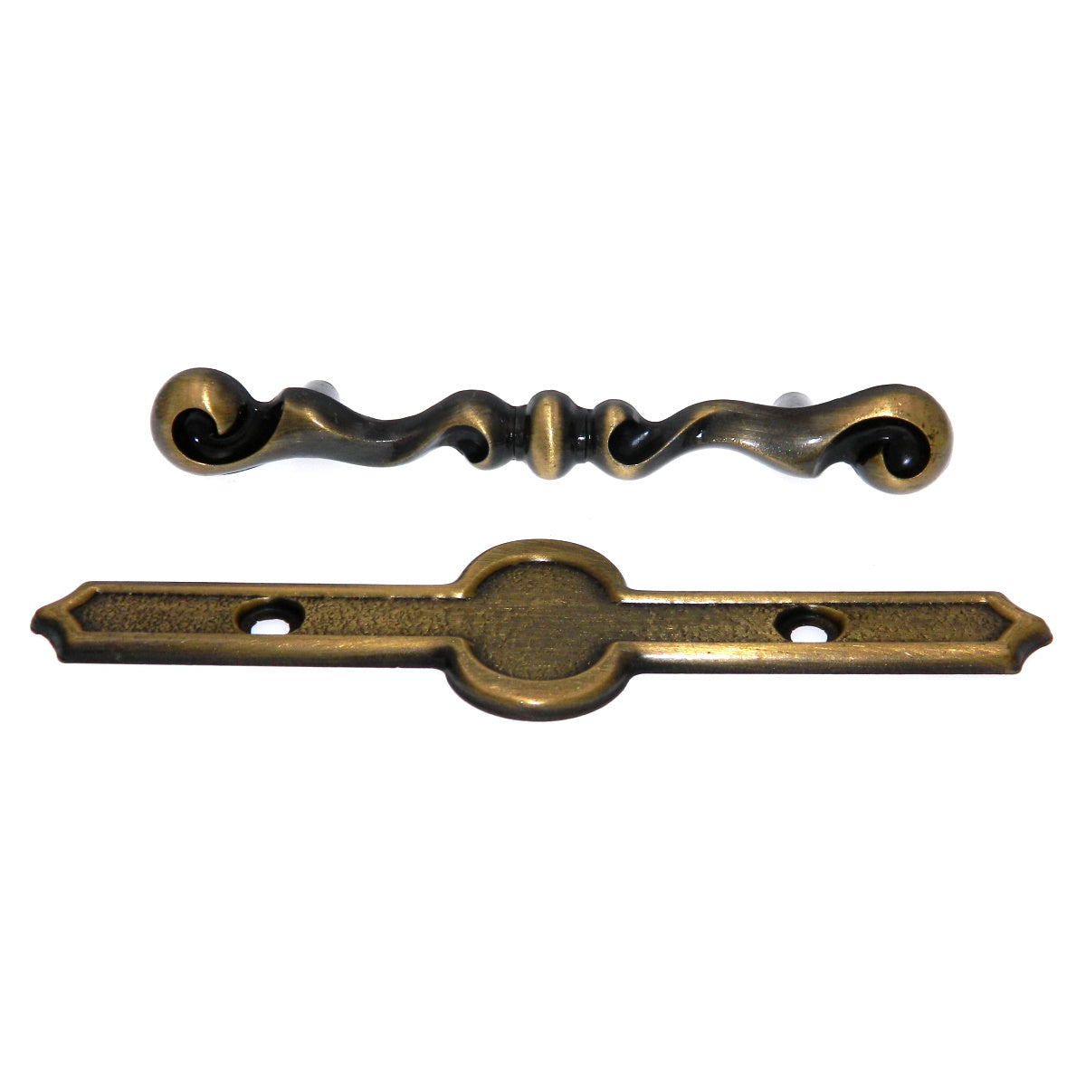 Vintage Amerock Cortina Antique English 3"cc Cabinet Bar Pull Handle BP238-AE