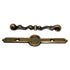 Vintage Amerock Cortina Antique English 3"cc Cabinet Bar Pull Handle BP238-AE