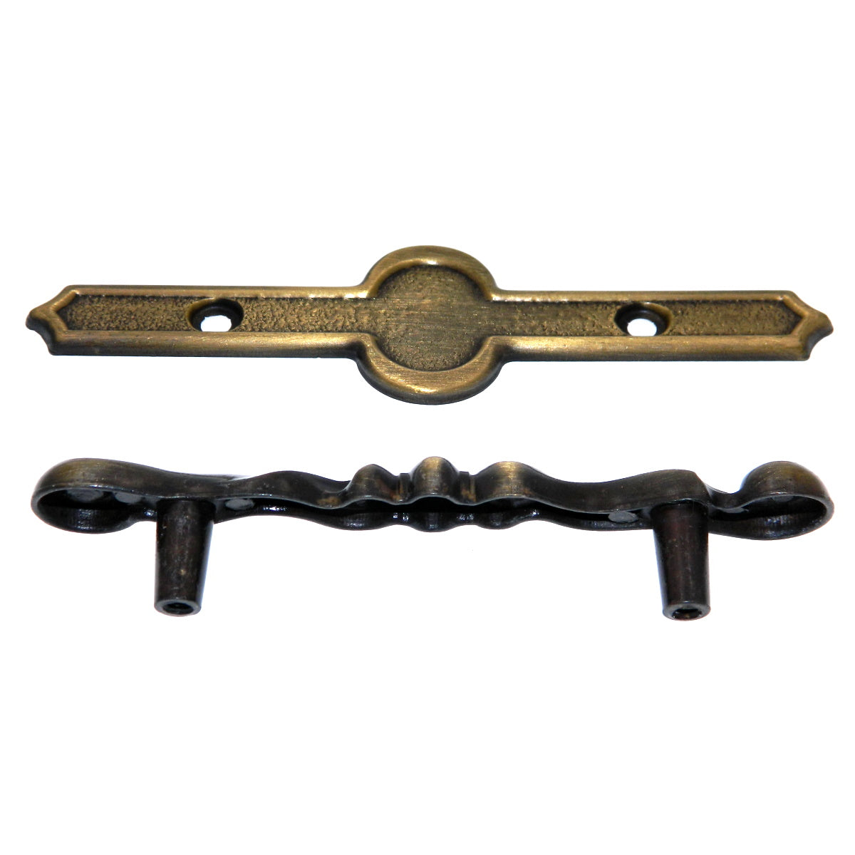 Vintage Amerock Cortina Antique English 3"cc Cabinet Bar Pull Handle BP238-AE