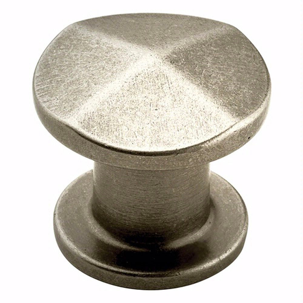 Amerock Vasari BP24003AN - Pomo redondo para gabinete (níquel antiguo, 1 1/4 pulgadas)