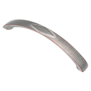 Amerock Vasari Weathered Nickel Copper 5" (128mm) Center to Center Cabinet Handle Pull BP24008WNC