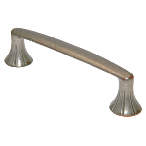 Amerock Vasari Weathered Nickel Copper 3 3/4" (96mm) Center to Center Cabinet Handle Pull BP24020WNC