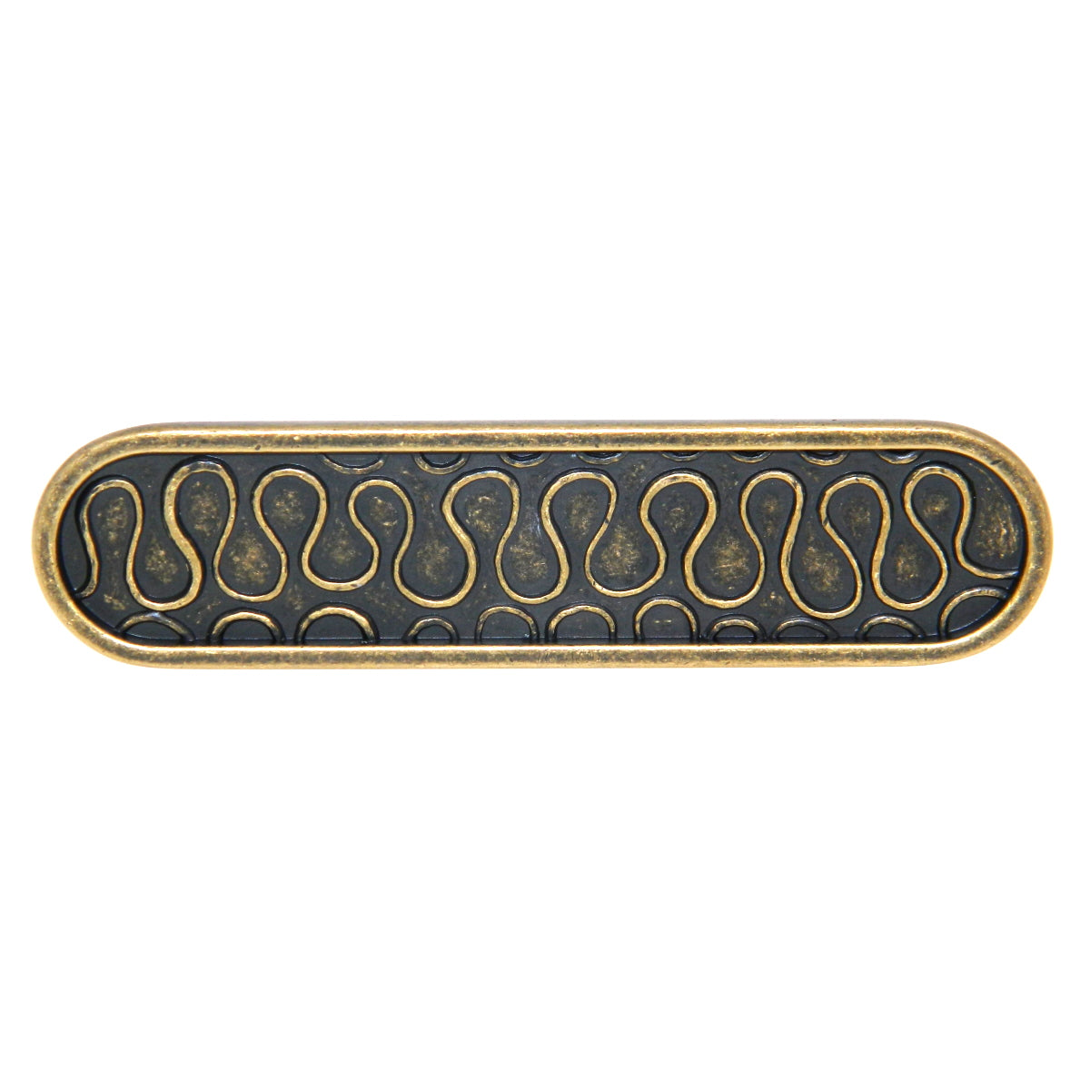 Amerock Playful Nature Weathered Brass Flat Oblong 3" Arch Cabinet Handle Pull BP26112-R2