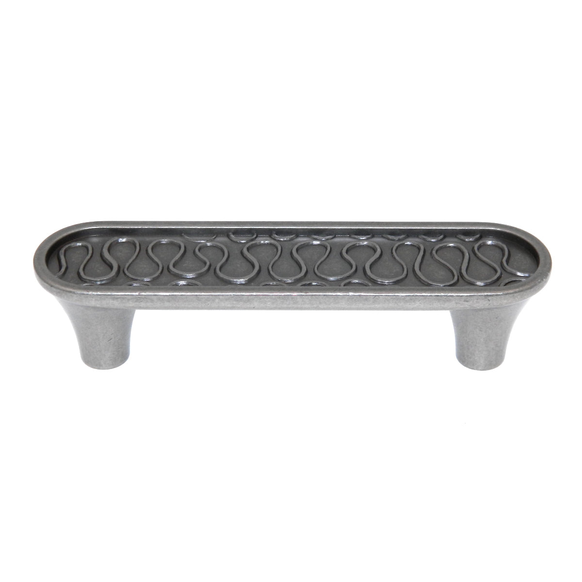 Amerock Playful Nature Weathered Nickel Flat Oblong 3" Arch Cabinet Handle Pull BP26112-WN