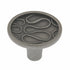Amerock BP26113-WN Tirador de perilla para gabinete de níquel desgastado de 1 1/2 pulgadas, naturaleza juguetona
