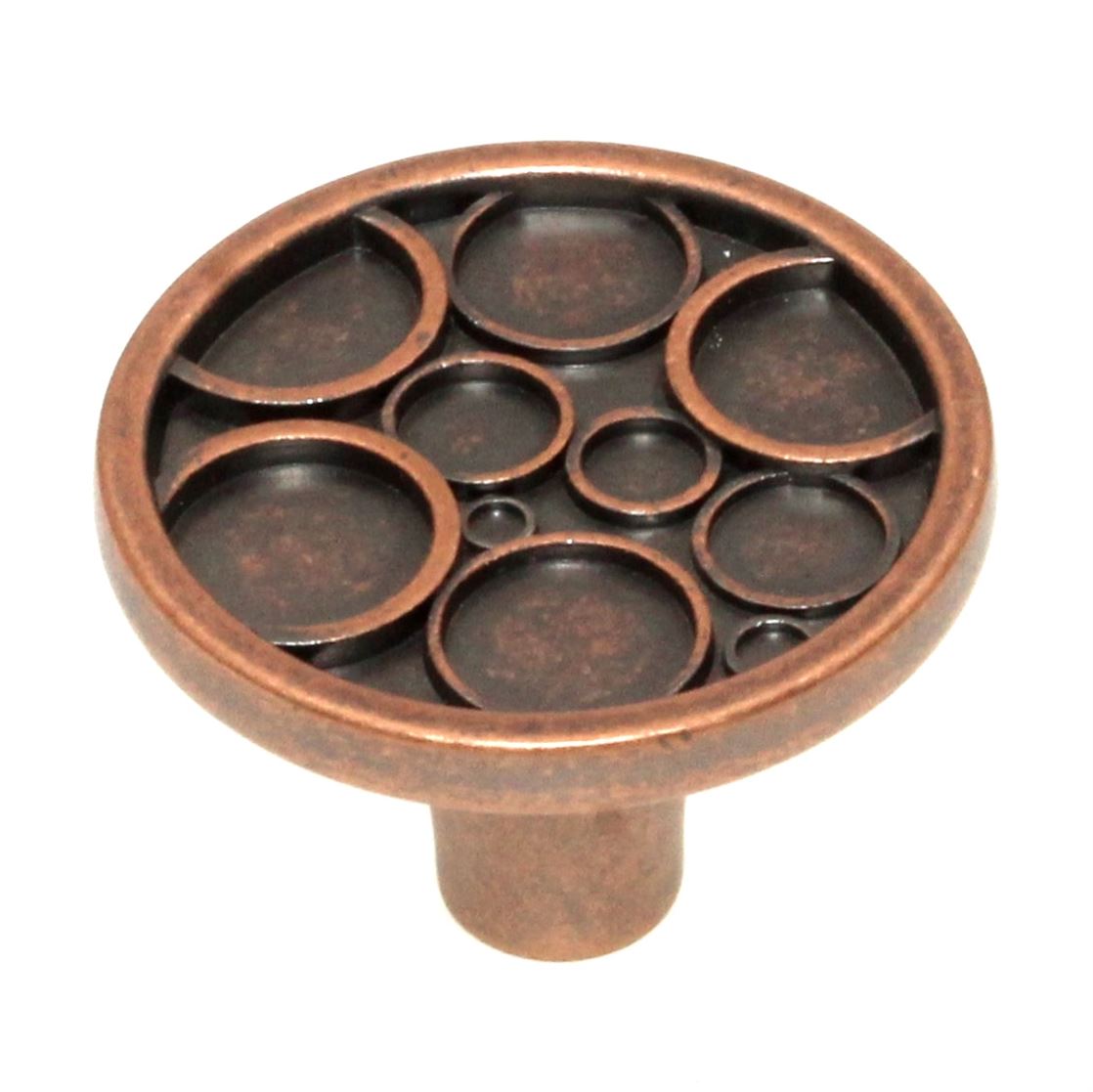 Amerock Playful Nature Weathered Copper 1 1/2" Circles Cabinet Knob BP26115WC