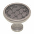 Amerock Patterns Weathered Nickel 1 3/8" Quilted Lace Cabinet Knob BP26121-WN