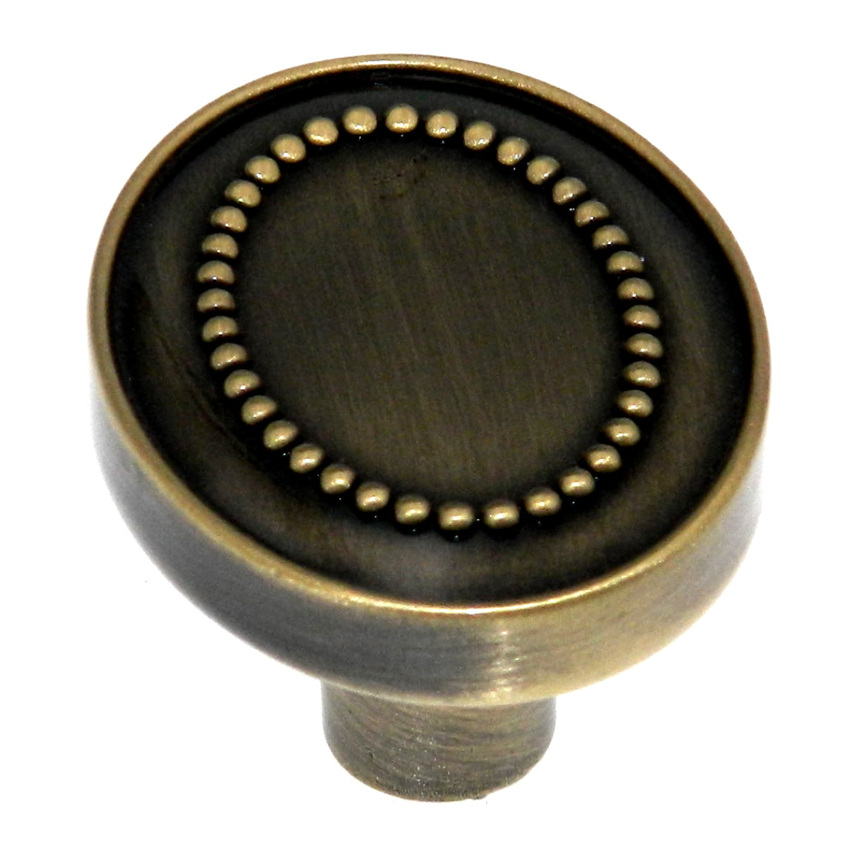 Paquete de 5 pomos ovalados de latón elegante BP26133-EB de 1 3/8" Tiradores Amerock Opulence