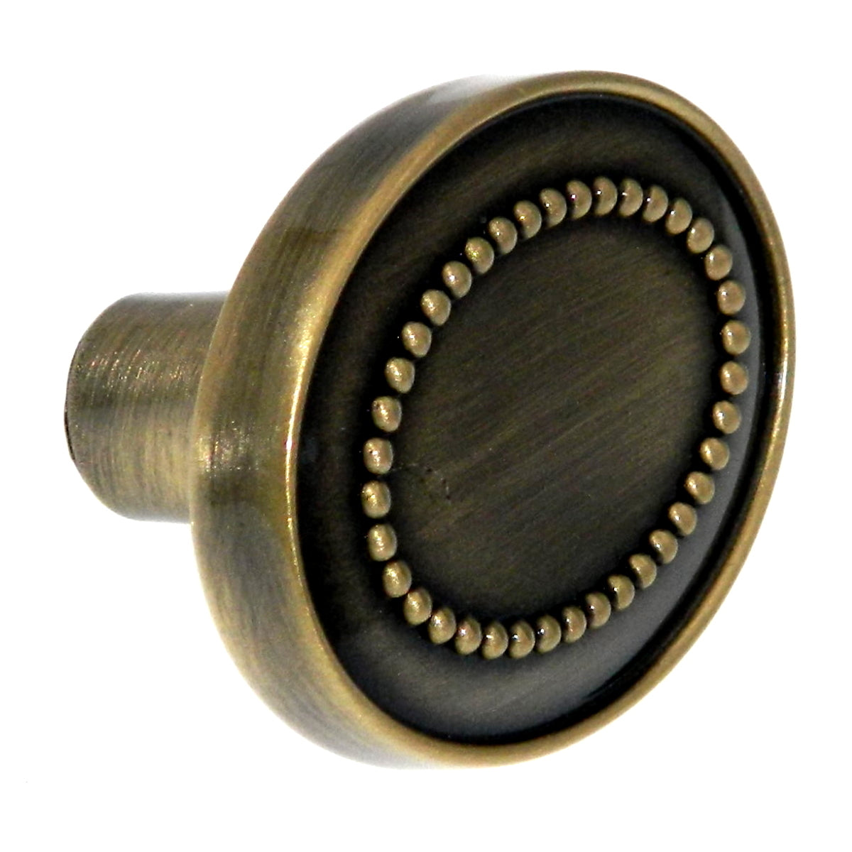Paquete de 5 pomos ovalados de latón elegante BP26133-EB de 1 3/8" Tiradores Amerock Opulence