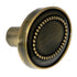 Paquete de 5 pomos ovalados de latón elegante BP26133-EB de 1 3/8" Tiradores Amerock Opulence