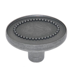 Amerock Opulence Weathered Nickel 1 3/8" Dotted Cabinet Pull Knob BP26133WN
