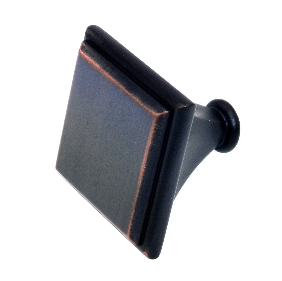 Amerock Manor Oil Rubbed Bronze 1 3/8" Square Cabinet Knob Pull BP26139-2-ORB