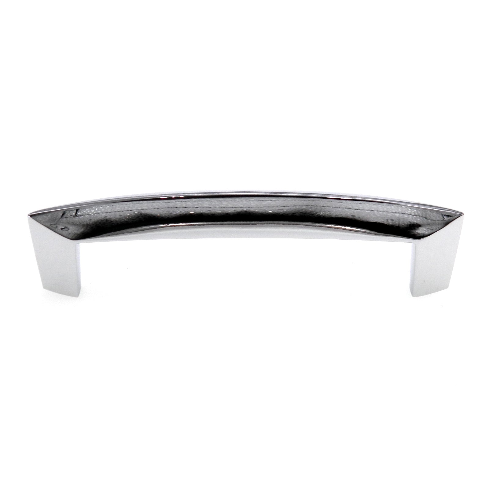 Amerock Creased Bow Polished Chrome 3 3/4" (96mm) Ctr. Cabinet Handle BP27016-26