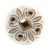 Vintage Amerock Bonaventure Regency White Gold 1-3/8" Cabinet Knob Pull BP273-RW
