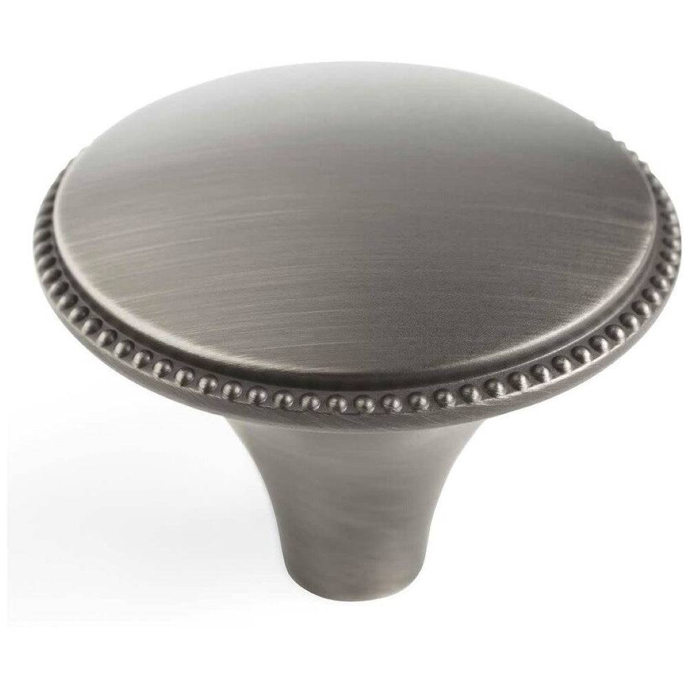 Amerock Atherly Antique Silver 1-9/16 inch Round Cabinet Knob BP29305AS