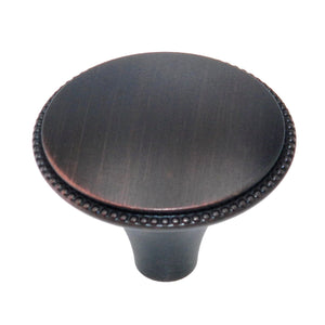 Amerock Atherly Oil-Rubbed Bronze 1 9/16" Round Cabinet Knob Pull BP29305-ORB