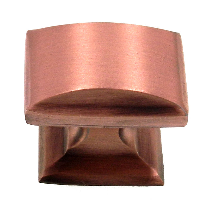 Amerock Candler BP29340-BC - Perilla rectangular para gabinete (cobre cepillado, 1 1/4 pulgadas)