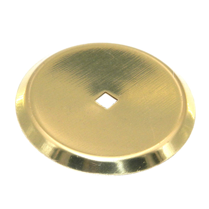 Amerock Polished Brass 2 1/8" Round Cabinet Knob Backplate BP30317-3