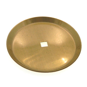 Amerock Polished Brass 2 1/8" Round Cabinet Knob Backplate BP30317-3