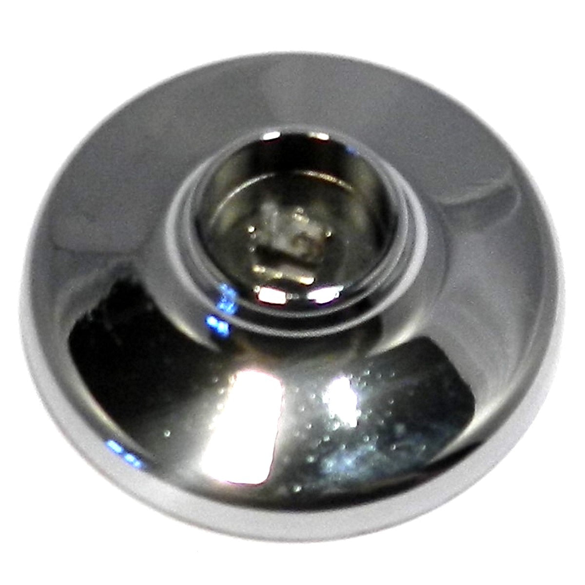 Amerock Hardware BP30361-26 - Placa trasera para perilla de gabinete (cromo pulido, 1 3/4 pulgadas)