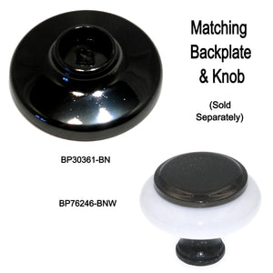 Amerock Hardware BP30361-BN Black Nickel 1 3/4" Cabinet Knob Pull Backplate