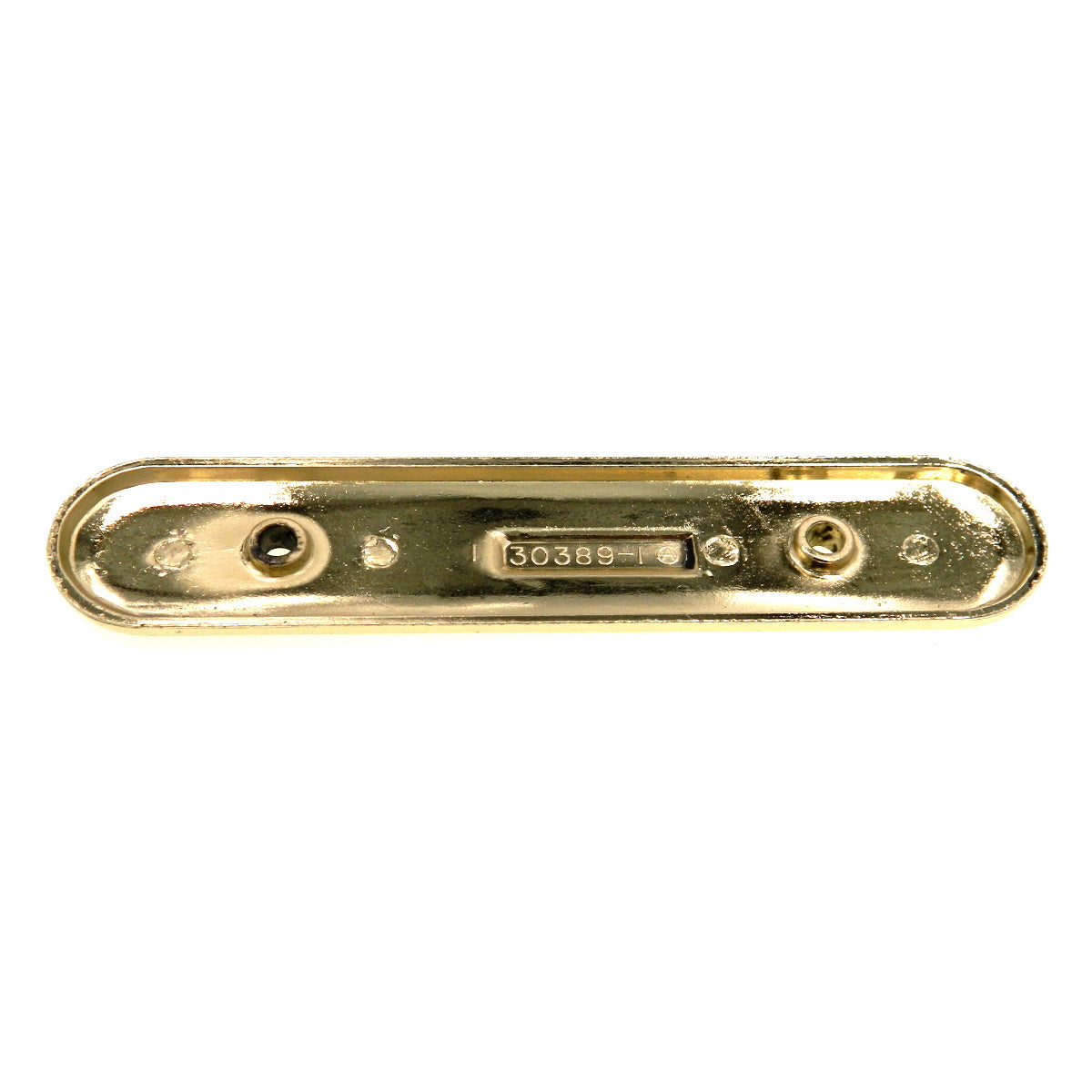 Amerock Traditional Polished Brass Cabinet Handle Backplate 3" Ctr. BP30389-3