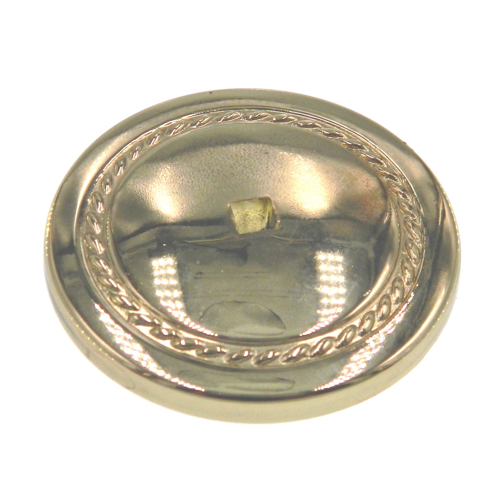 Amerock Polished Brass 2 1/8" Round Cabinet Knob Backplate BP30390-3