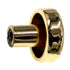 Amerock Traditional Classics Polished Brass 1" Round Cabinet Knob BP30645-3