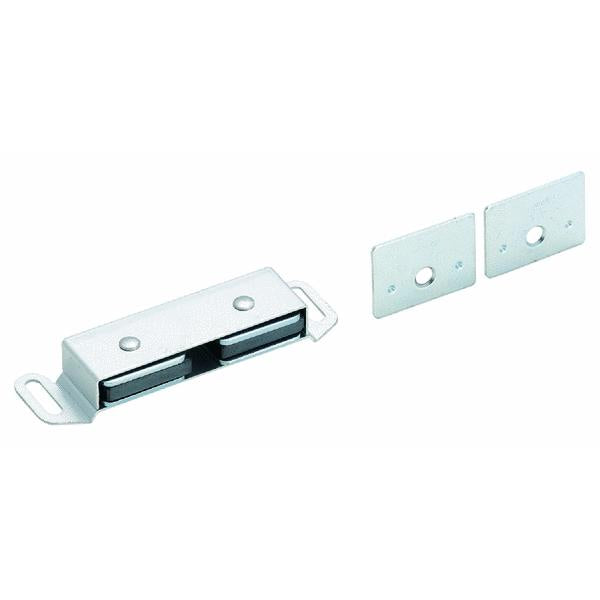 Pestillo de gabinete de aluminio ctc de 3-1/16" con caja doble magnética BP33772-AL Amerock