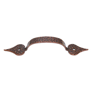 Amerock Colonial Antique Copper 3 1/4"cc Hammered Cabinet Pull BP3401-AC