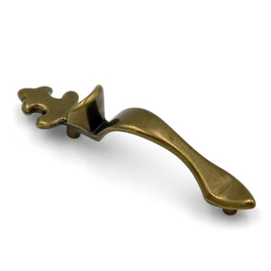 Amerock BP3420-BB Burnished Brass Mock Latch 3"cc Cabinet Arch Pull Traditional
