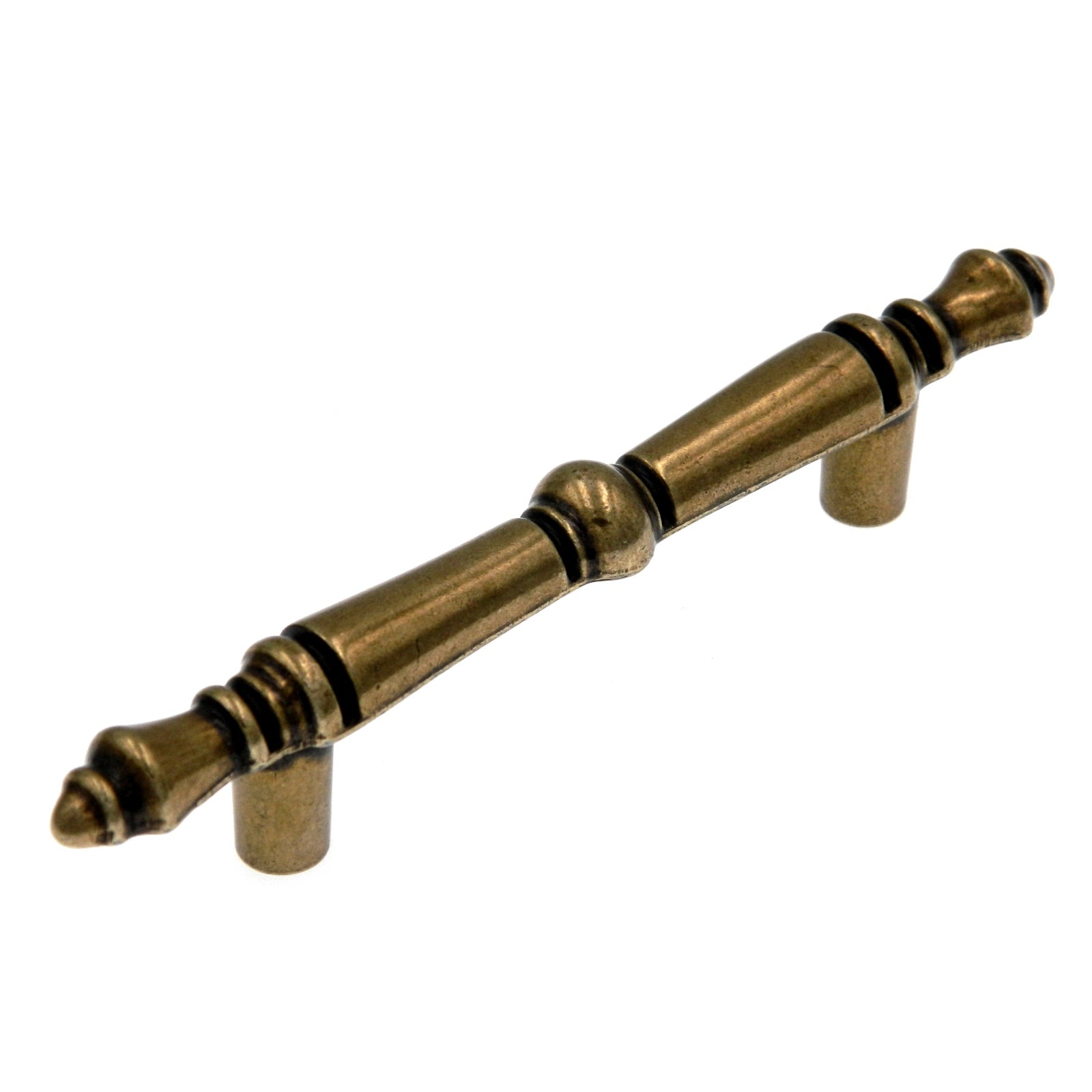 Amerock Allison BP3424-BB elegante tirador de barra de latón bruñido de 3 "cc