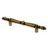 Amerock Allison BP3424-BB elegante tirador de barra de latón bruñido de 3 "cc
