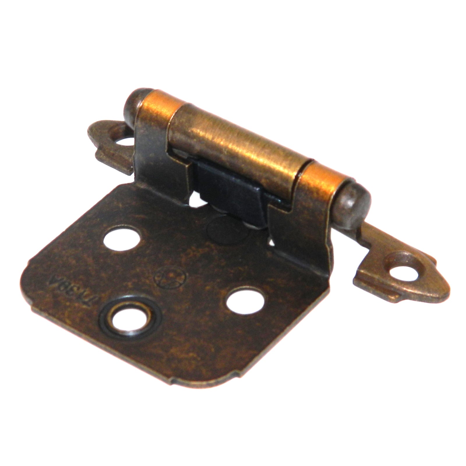 Amerock BP3429GB - Bisagras para gabinete de bronce dorado, superposición variable, cierre automático, juego de 2