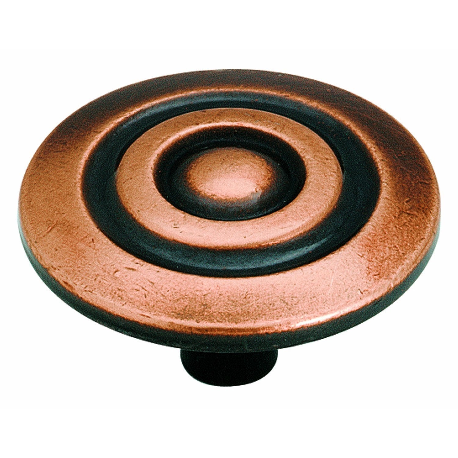 Amerock BP3433-AC Antique Copper Classic Accents 1 1/2" Cabinet Knob Pull