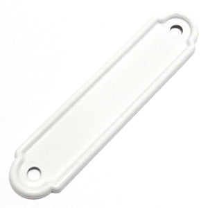 Amerock BP3442-GW Gloss White 3"cc Cabinet Handle Pull Backplate Allison Value